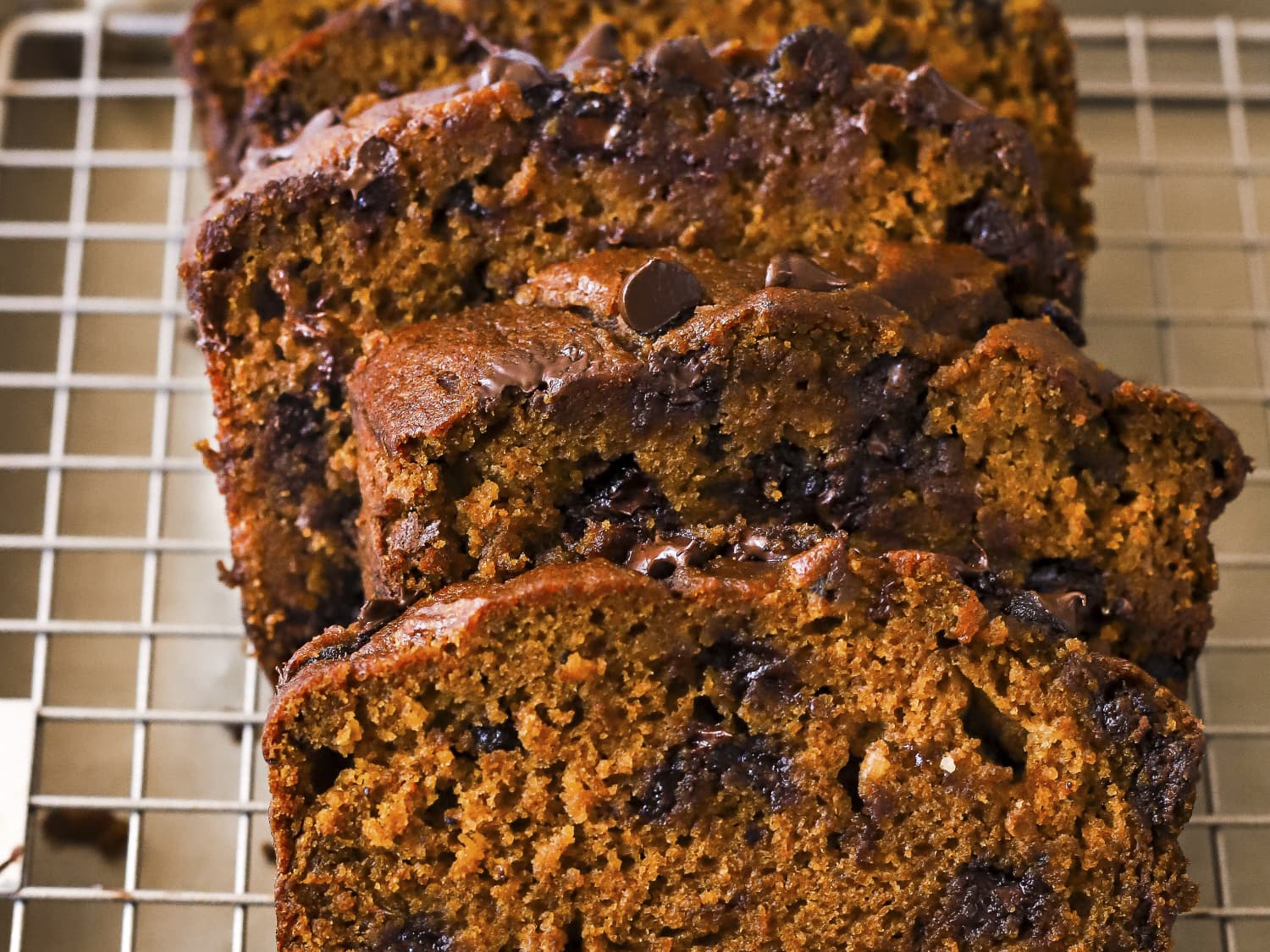 Chocolate top chip bread